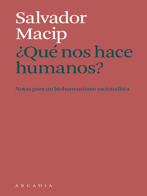 cover image of ¿Que nos hace humanos?